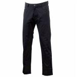 Calvin Klein Men's Slim Fit 4 Pocket Sateen Flat Front Pant - Black - 34W x 32L
