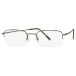 Aristar By Charmant Men's Eyeglasses AR6752 AR/6752 Half Rim Optical Frame - Tortoise   532 - Lens 52 Bridge 18 Temple 145mm