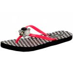 Lindsay Phillips Women's Kelli SwitchFlops Fashion Flip Flops Sandals Shoes - Black - 6 B(M) US