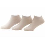Stride Rite Toddler/Little/Big Kid 3 Pairs Comfort Seam No Peek Low Cut Socks - White - 5 6.5 Fits Shoe 3 7 Infant