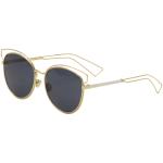 Christian Dior Women's Sideral2/s Sideral 2/s Fashion Sunglasses - Gold/White/Blue   J9H/KU - Lens 56 Bridge 17 Temple 145mm