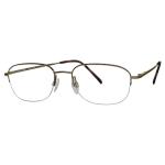 Aristar By Charmant Men's Eyeglasses AR6724 AR/6724 Half Rim Optical Frame - Havana  045 - Lens 56 Bridge 18 Temple 145mm