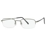 Aristar By Charmant Men's Eyeglasses AR6752 AR/6752 Half Rim Optical Frame - Green - Lens 52 Bridge 18 Temple 145mm