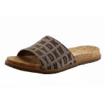 Donna Karan DKNY Women's Slide Logo Fashion Sandals Shoes - Brown - 6 B(M) US
