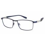 Charmant Perfect Comfort Eyeglasses TI/12306 Titanium Half Rim Optical Frame - Blue - Lens 54 Bridge 17 Temple 140mm