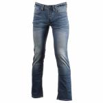 Buffalo By David Bitton Men's Evan X Super Stretch Slim Button Fly Jeans - Blue; Heavy Sanded And Rifted - 36x32