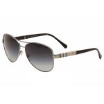 Burberry B3080 B/3080 Fashion Pilot Sunglasses - Grey - Lens 59 Bridge 14 Temple 135mm