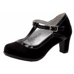 Mia Girl's Melissa T Strap Mary Jane Heels Shoes - Black - 13 M US Little Kid