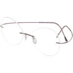 Silhouette Eyeglasses TMA Must Collection Chassis 5515 Rimless Optical Frame - Mauve Shadow   3540 (Formerly 6057) - Bridge 17 Temple 160mm