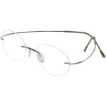Silhouette Eyeglasses TMA Must Collection Chassis 5515 Rimless Optical Frame - Pinecone   6040 (Formerly 6102) - Bridge 17 Temple 160mm