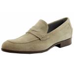 Hugo Boss Men's Bront S Fashion Suede Loafer Shoes - Beige - 10.5