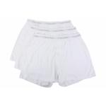 Calvin Klein Men's 3 Pc Classic Fit Cotton Knit Boxers Underwear - White - Small
