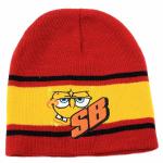 Nickelodeon Spongebob Squarepants Knit Beanie Hat & Gloves Set Sz. 4 7 - Red - 4 7