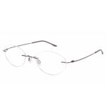 Charmant Eyeglasses TI8600 TI/8600 Titanium Rimless Chassis Optical Frame - Purple - Lens 00 Bridge 19 Temple 140mm