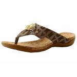 Donna Karan DKNY Women's Bianca Fashion Flip Flops Sandals Shoes - Brown - 6.5 B(M) US