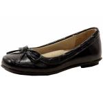 Easy Strider Girl's Classic Fashion Ballet Flat School Uniform Shoes - Black - 12   Little Kid