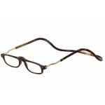 Clic Reader Eyeglasses Original XXL Expandable Magnetic Reading Glasses Frame - Tortoise/Gold - Adjustable