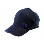 Hugo Boss Cap 1 Cotton Strapback Baseball Cap Hat (One Size Fits Most) - Navy