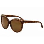 Italia Independent Women's I Lux 0092R Fashion Cat Eye Sunglasses - Brown - Lens 58 Bridge 20 Temple 140mm