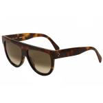 Celine Women's CL 41026S 41026/S Fashion Sunglasses - Havana/Black/Brown/Silver/Brown Degrade   AEA/Z3 - Lens 58 Bridge 16 Temple 150mm