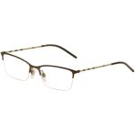 Burberry Women's Eyeglasses BE1278 BE/1278 Half Rim Optical Frame - Brown - Lens 53 Bridge 17 Temple 140mm