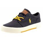 Polo Ralph Lauren Boy's Faxon II Canvas Fashion Sneaker Shoes - Navy - 12   Little Kid