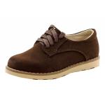 Easy Strider Boy's Suede Buck Fashion Oxford School Uniform Shoes - Brown - 1   Little Kid