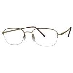 Aristar By Charmant Men's Eyeglasses AR6724 AR/6724 Half Rim Optical Frame - Havana  045 - Lens 52 Bridge 18 Temple 140mm