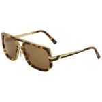 Cazal Legends Men's 662/3 001SG Black/Gold Sunglasses 60mm - Brown - Lens 60 Bridge 17 Temple 135mm