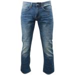 Buffalo By David Bitton Men's Six X Slim Straight Stretch Jeans - Indigo Naturally Sanded & Scratched - 36x30