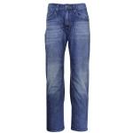 Buffalo By David Bitton Men's King X Zip Fly Slim Boot Stretch Jeans - Indigo Sanded & Contrasted - 40x32