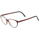 Silhouette Eyeglasses Women's Titan Accent Fullrim 1578 Optical Frame - Berry/Aubergine   3040  - Lens 54 Bridge 15 Temple 130mm