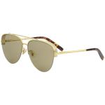 Boucheron Women's Quatre BC0048S BC/0048/S Fashion Pilot Sunglasses - Gold - Lens 61 Bridge 15 Temple 135mm