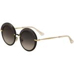 Jimmy Choo Women's Gotha/S Fashion Round Sunglasses - Black - Lens 50 Bridge 22 Temple 145mm