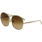 Chloe Women's CE128S CE/128/S Fashion Sunglasses - Gold/Brown Gradient   743 - Lens 61 Bridge 17 Temple 135mm