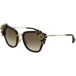 Miu Miu Women's SMU03S SM/U03S Fashion Sunglasses - Black - Lens 51 Bridge 24 Temple 140mm