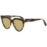 Alexander McQueen Edge AM0087S AM/0087/S 001 Havana Pilot Sunglasses 58mm - Havana/Yellow   004 - Lens 58 Bridge 15 Temple 150mm
