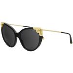 Dolce & Gabbana Women's D&G DG4337 DG/4337 Fashion Cat Eye Sunglasses - Black Gold/Grey   501/87 - Lens 60 Bridge 18 B 53.4 ED 70.8 Temple 140mm