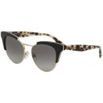 Valentino Women's VA4026 VA/4026 Fashion Cat Eye Sunglasses - Black - Lens 53 Bridge 17 B 46.3 ED 59.1 Temple 140mm