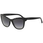Valentino Women's VA4022 VA/4022 Fashion Cat Eye Sunglasses - Black - Lens 54 Bridge 19 B 42.7 ED 62.4 Temple 140mm