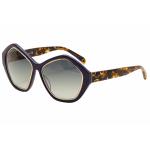 Emilio Pucci Women's EP0019 0019 Fashion Sunglasses - Blue - Lens 57 Bridge 16 Temple 140mm