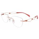 Charmant Line Art Women's Eyeglasses XL2105 XL/2105 Rimless Optical Frame - Rose Gold   RG - Lens 51 Bridge 17 Temple 135mm