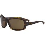 Kaenon Women's Lunada Fashion Rectangle Polarized Sunglasses - Brown - Lens 62 Bridge 18 Temple 124mm