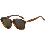 Celine Women's CL41448S CL/41448/S Oval Sunglasses -  Havana/Gray Blue   807/7O  - Lens 51 Bridge 22  Temple 145mm