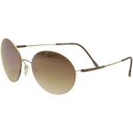 Silhouette Women's Adventurer 8685 Fashion Sunglasses - Matte Rhodium Black/Silver Grey Mirror    6220 - Lens 57 Bridge 18 Temple 135mm