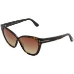 Tom Ford Women's Arabella TF511 TF/511 Fashion Cat Eye Sunglasses - Dark Havana/Rose Gradient   52B - Lens 59 Bridge 11 B 48.9 ED 65.3 Temple 140mm