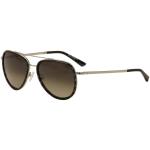 Etnia Barcelona Women's Diagonal Fashion Aviator Sunglasses - Black Silver/ Grey Grad Photochromic Lens   BKSL  - Lens 55 Bridge 18 Temple 142mm