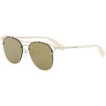 Furla Women's SFU106 SFU/106 300G Gold Fashion Pilot Sunglasses 56mm - Gold   300G - Lens 56 Bridge 17 B 45 ED 58 Temple 145mm