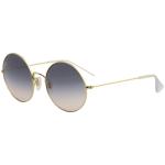 Ray Ban Women's Ja Jo RB3592 RB/3592 RayBan Fashion Round Sunglasses - Gold/Blue Light Brown Gradient   001/I9 - Lens 55 Bridge 20 Temple 145mm