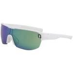 Adidas Men's Zonyk Aero AD12 AD/12 Sport Wrap Sunglasses - Matte White/Purple Green Mirror   1600 - Large Fit